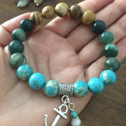 Custom made stretchy bracelets!! $22each