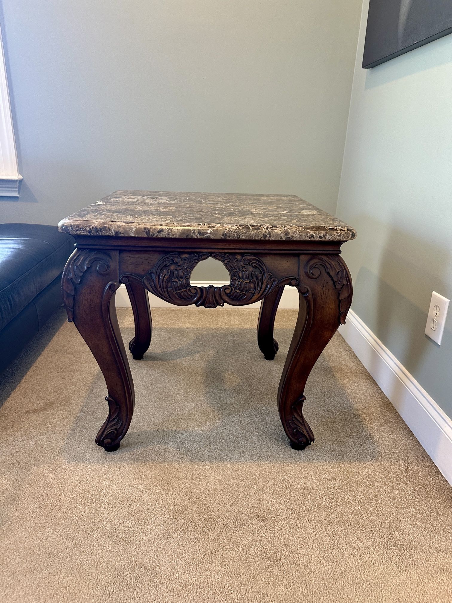 Ashley Furniture - Marble Top End Table