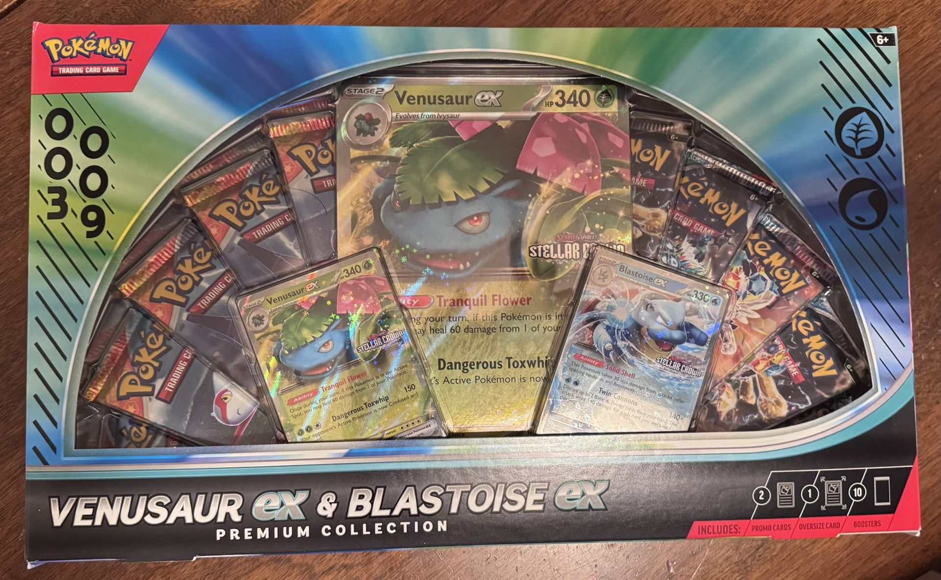 ⭐ Pokémon Venusaur ex & Blastoise ex Premium Collection — Sealed