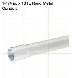 RIGID METAL CONDUIT FOR SALE – NEW/UNUSED - NEW THREADS AND COUPLINGS