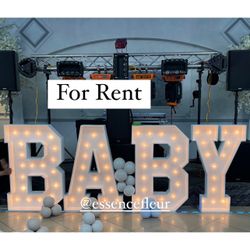 BABY Marquee Letters 