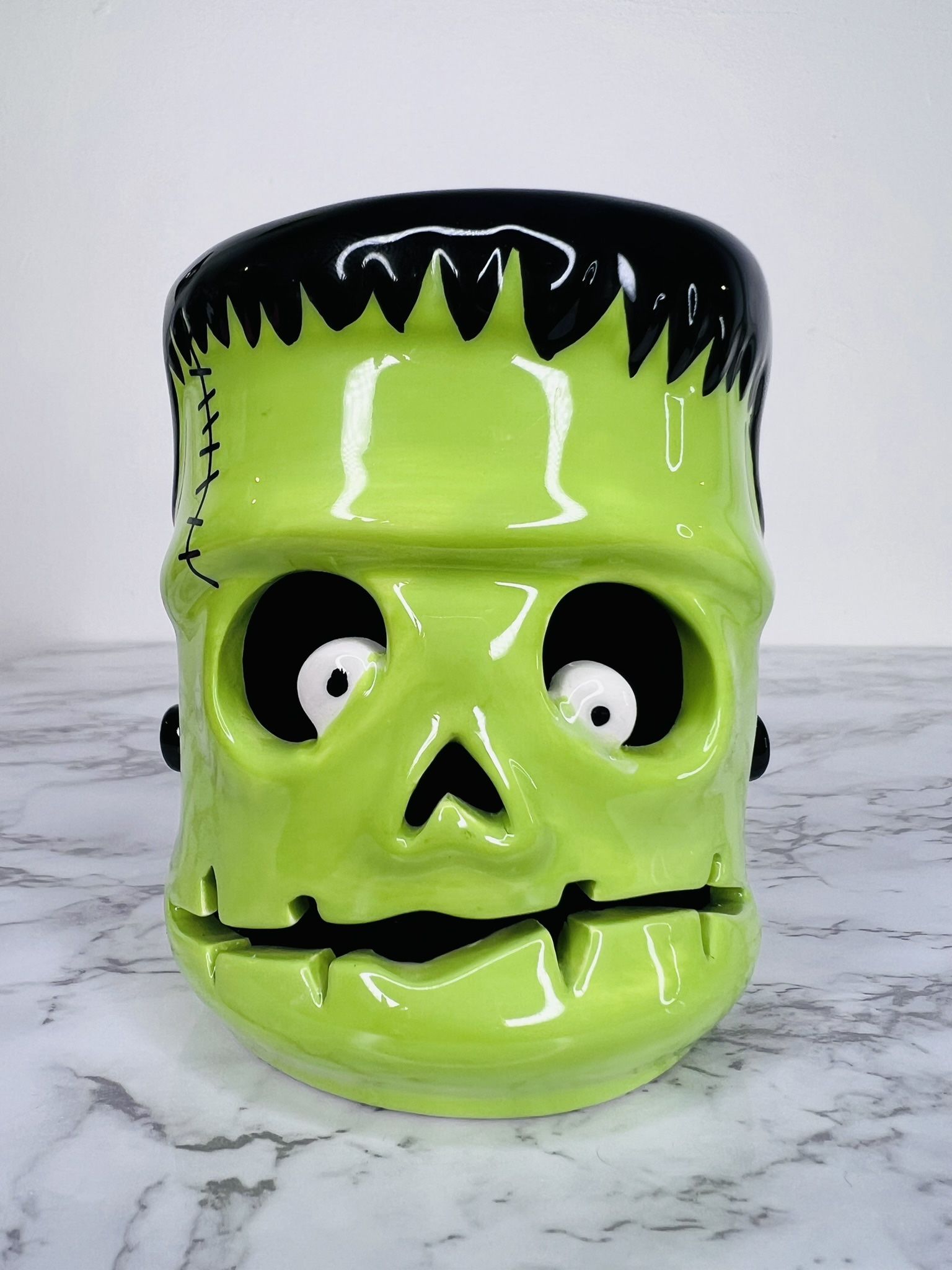 Bath & Body Works Halloween Frankenstein 2011 Candle Holder NEW