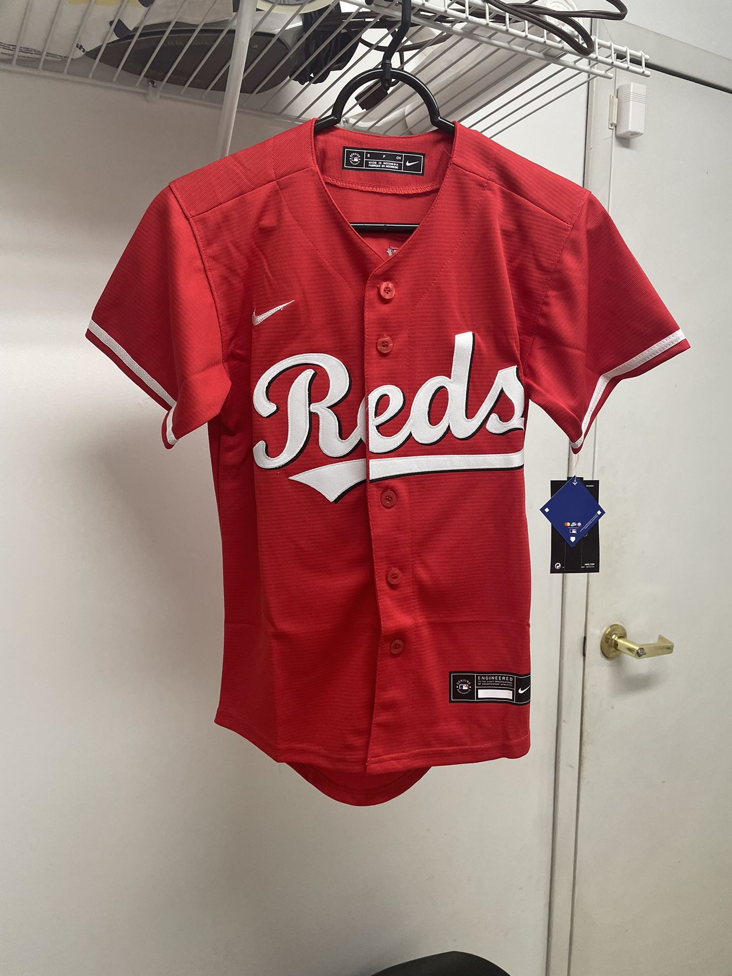 Youth Cincinnati Reds De La Cruz stitched jersey size S,m,L,xl
