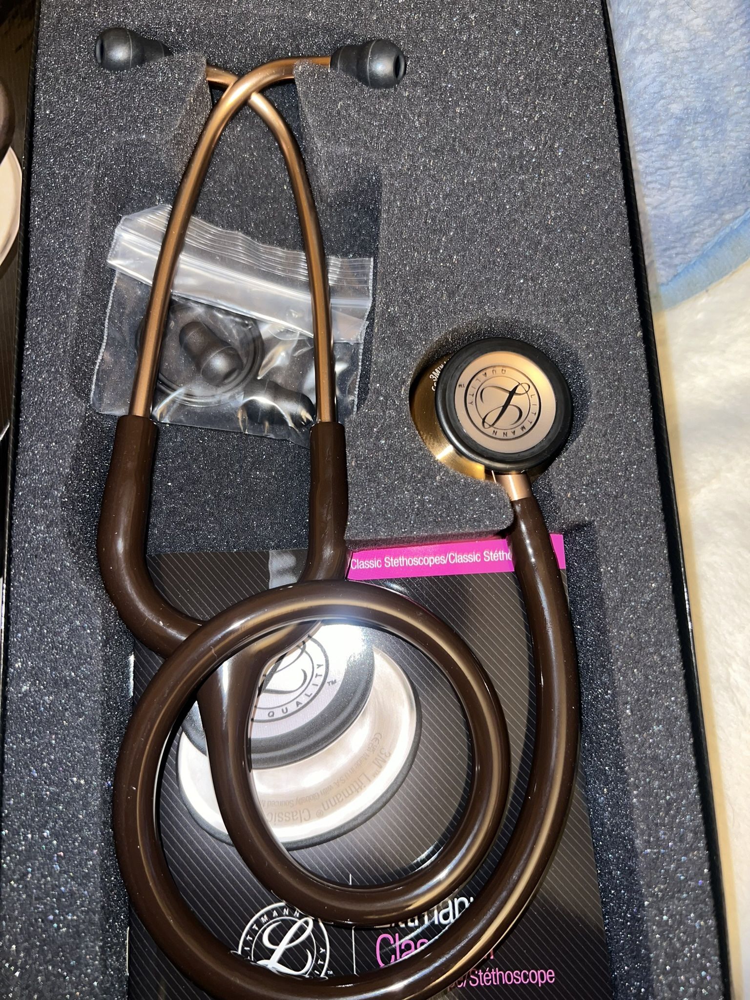 Littman Stethoscope Brown Gold Hint New