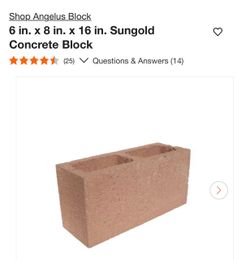 10 concrete block red