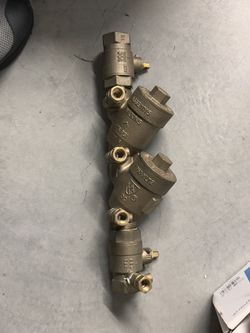 Double check backflow preventer