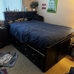 Bed Frame With Storage And Drawers