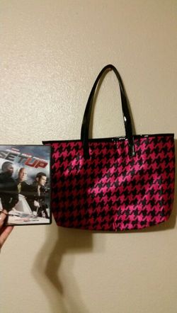 Pink/black bag