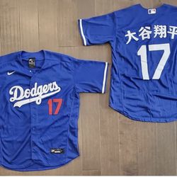 Ohtani Blue Jersey Dodgers Japanese Style (Small To 3X) 