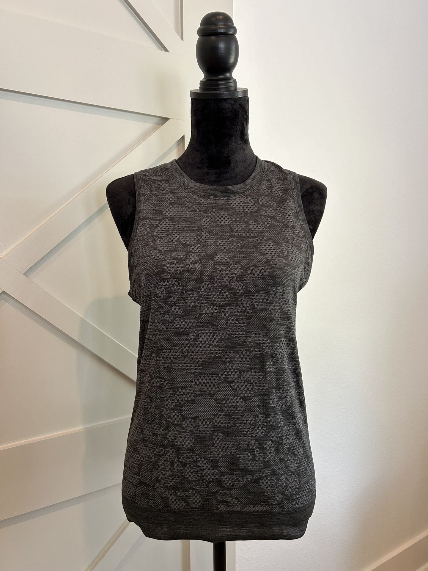 Lululemon Swiftly Womens Tank Breathe Muscle Gray Camo Mesh-6