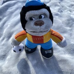 Monkey Gorilla Side Eye Standing Plush Stuffed Animal Toy Football Soccer Rare