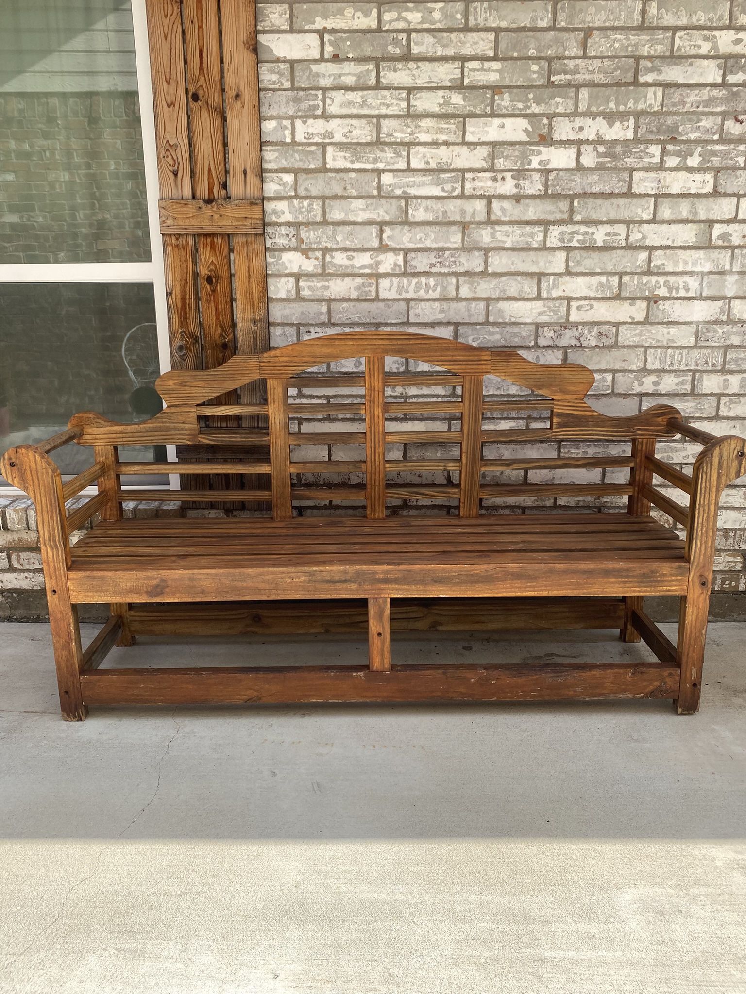Patio Rustic Large Bench