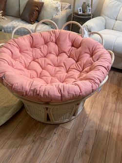 Papasan boho huge chair with cushion new