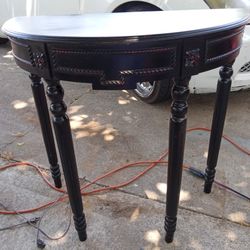French Style Half Moon Console Table