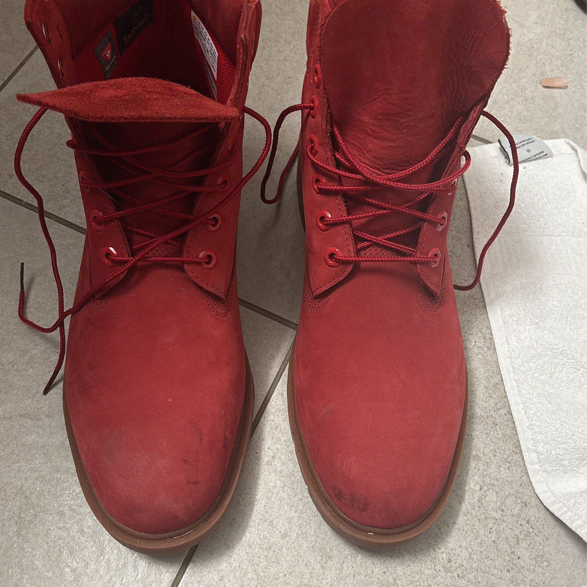 Red Timber Land Boots 