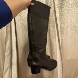 Black Leather Boots