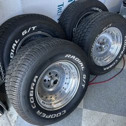 American Racing, Centerline Rims 15” Cooper Cobra Tires 
