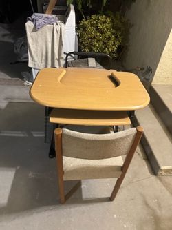 Desk with chair