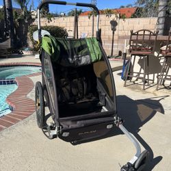 BURLEY ENCORE 2 CHILD TRAILER/STROLLER/JOGGER