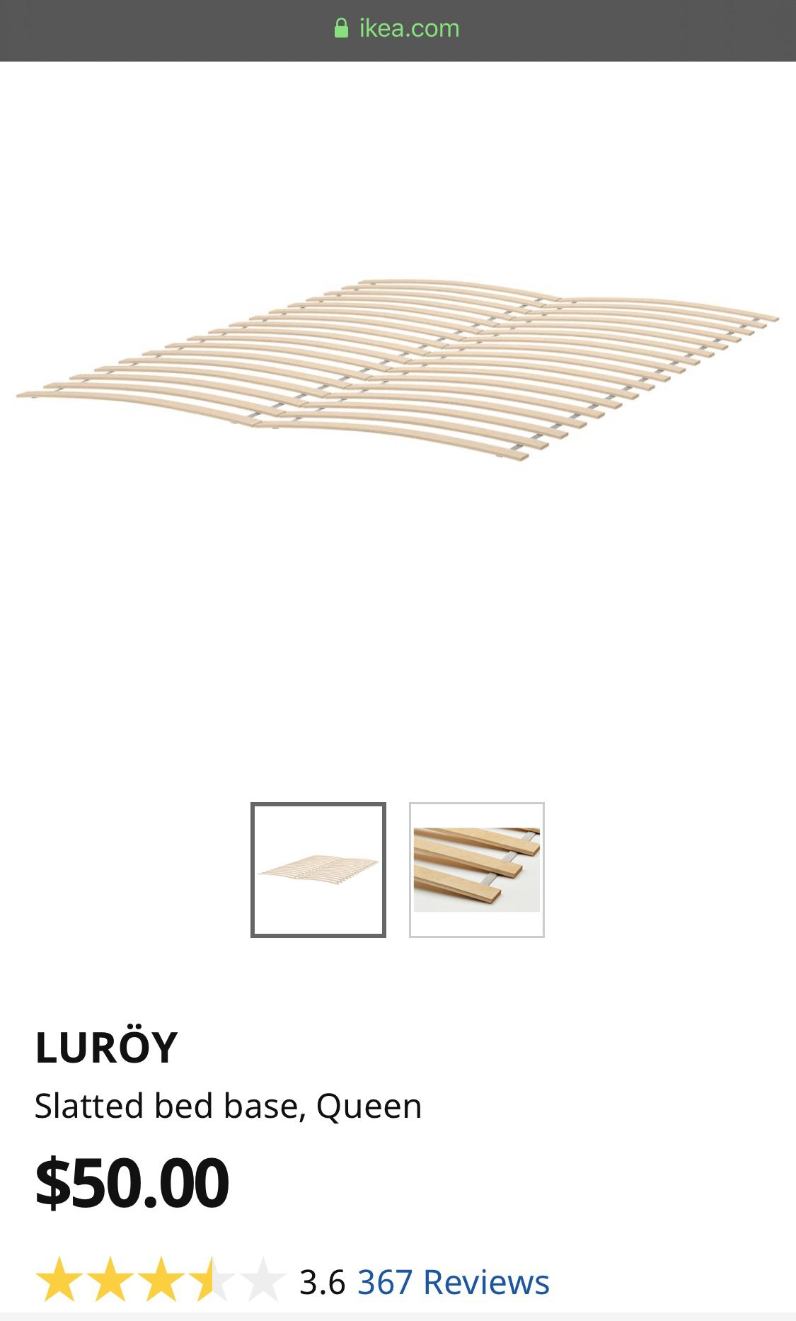 IKEA Luroy bed slats FREE