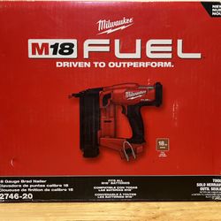 M18 FUEL 18-Volt Lithium-Ion Brushless Cordless Gen II 18-Gauge Brad Nailer ‼️Tool-Only‼️NO BATTERY - NO CHARGER