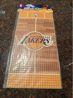 Lakers Basketball Court for Legos