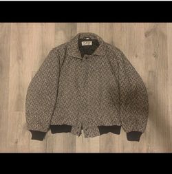 Vintage Herringbone Wool Jacket sz S