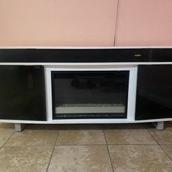 fireplace With Bluetooth Speaker 