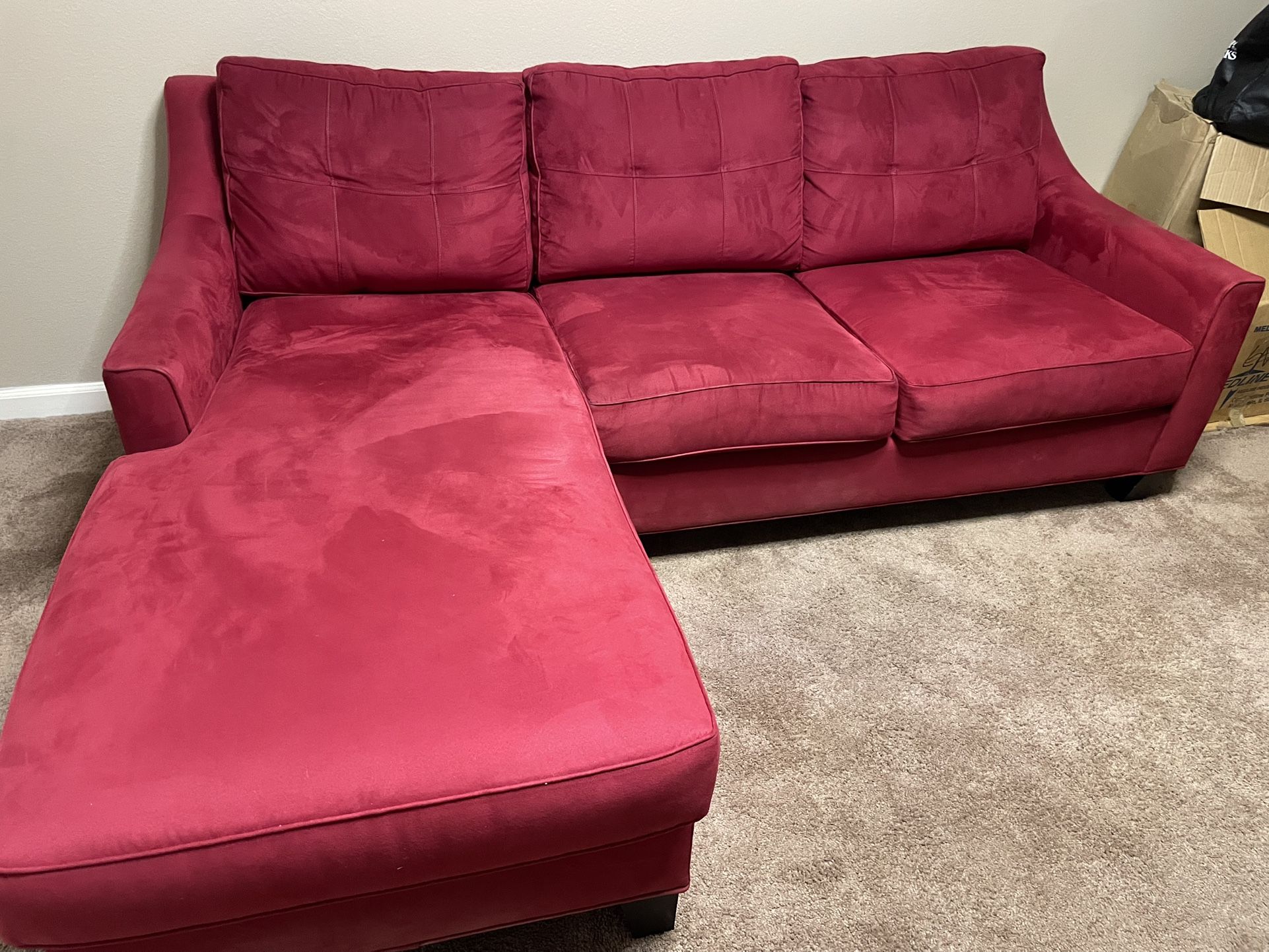 The Comfy Red Couch