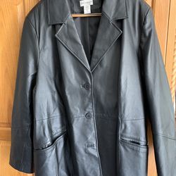 Woman’s Leather Coat