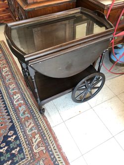 Mahogany Tea Cart