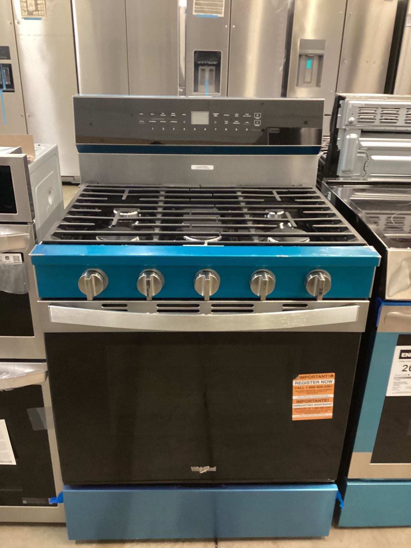 Whirlpool 30 in. 5 Burners Gas Stove With Air Cooking Technology