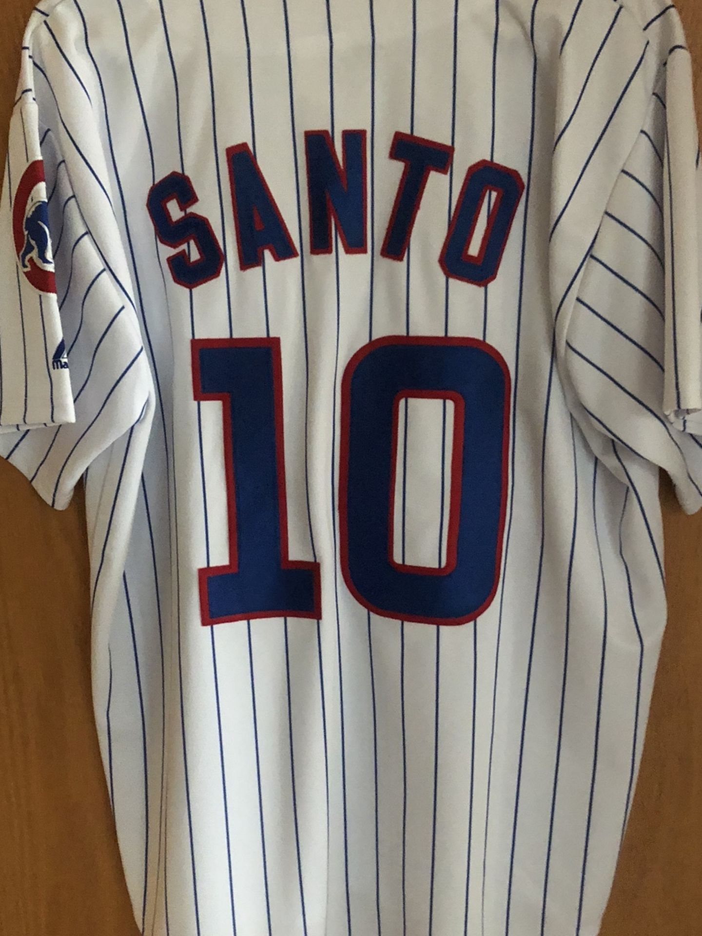 Brand new still with the tags Chicago Cubs Ron Santo throwback jersey