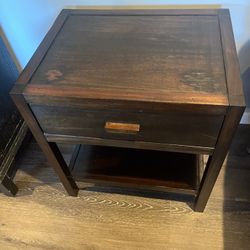End Table Wood 