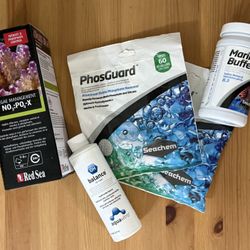 Chemicals For Saltwater/Reef Fish tank 