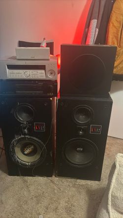 Home stereo surround sound setup