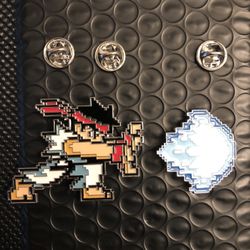 Street Fighter Ryu Enamel Pin