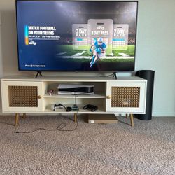 White TV Stand 