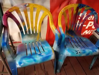 Set of patio chairs