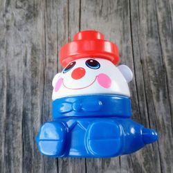 Playskool Wendys Kids Meal Fast Food 2001 Hasbro Plastic Humpty Dumpty Toy 2.75