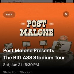 Post Malone - Floor Seats!