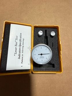 Jeweled Lever Test Dial Indicator .0001"