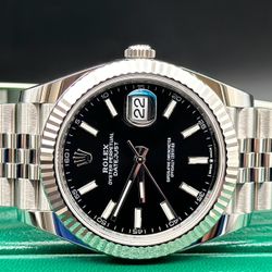 Rolex DateJust 41mm. Black. 2024. Jubilee. NEW! 126334