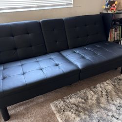 Black Couch Futon 