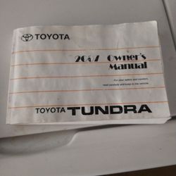 2007 Tundra Owners Manual