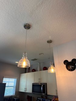 Set of 2 kitchen light fixtures
