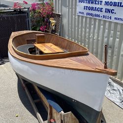 1920S Manufacturer Unknown Firefly Wooden Boat