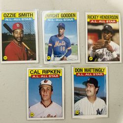 1986 Topps BaseBall Cards🔥