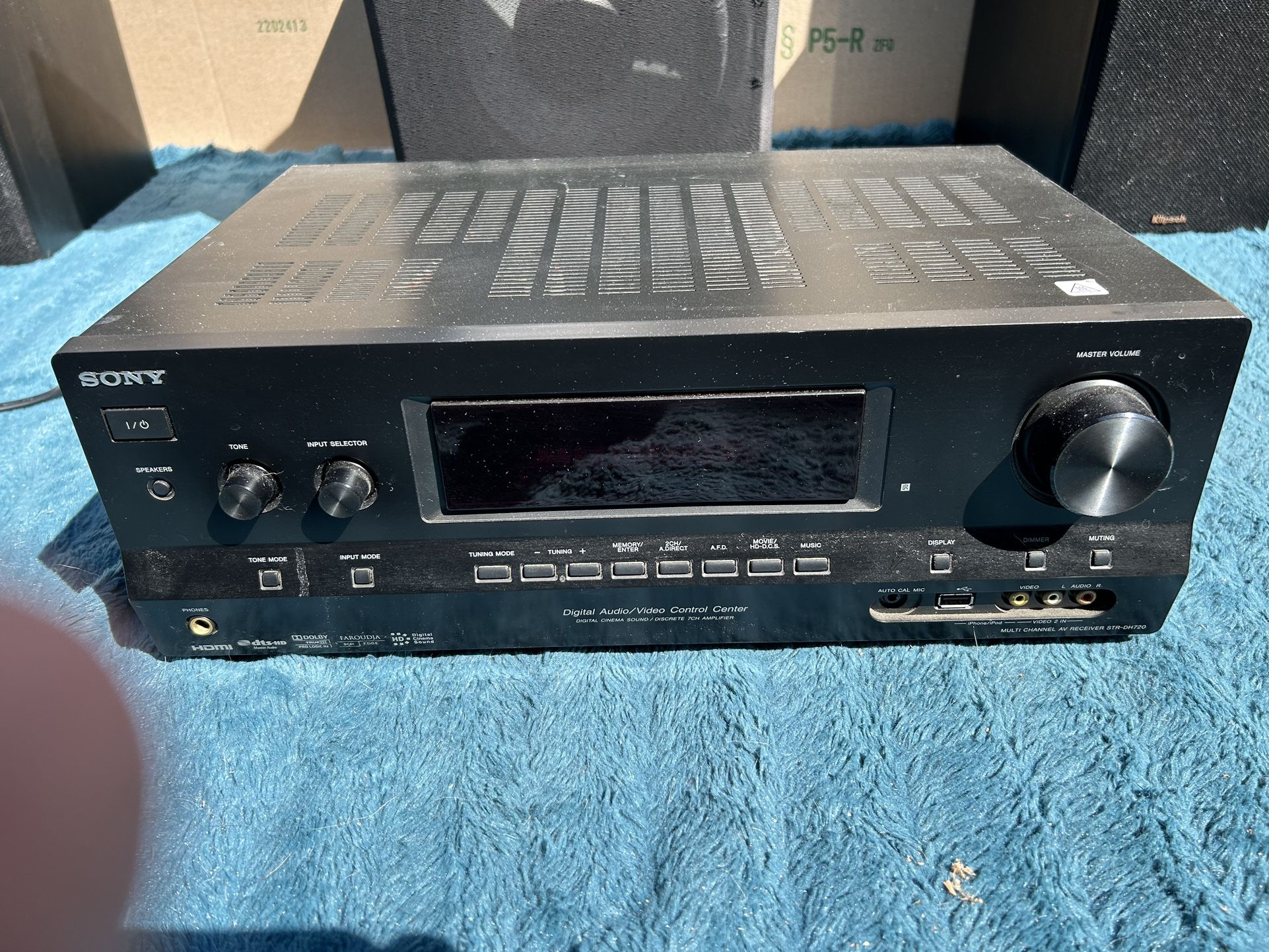 The Sony STR DH720 channel AV receiver delivers immersive home