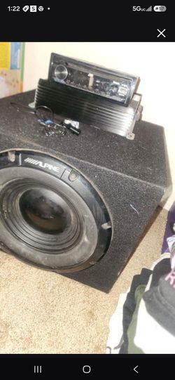 Radio and subwoofer